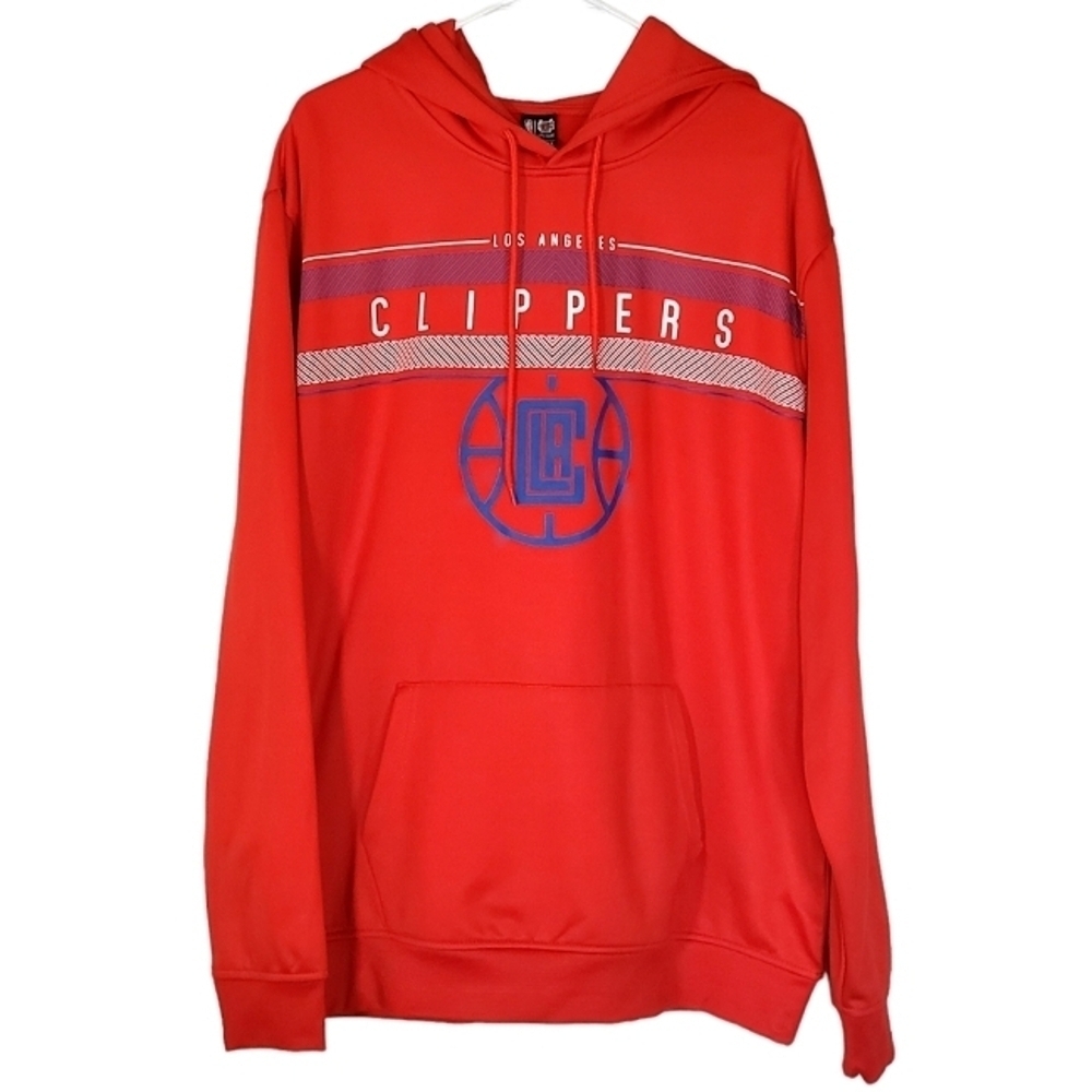 Ultra Game NBA LA Clippers Pullover Hoodie Red Size XL NWOT